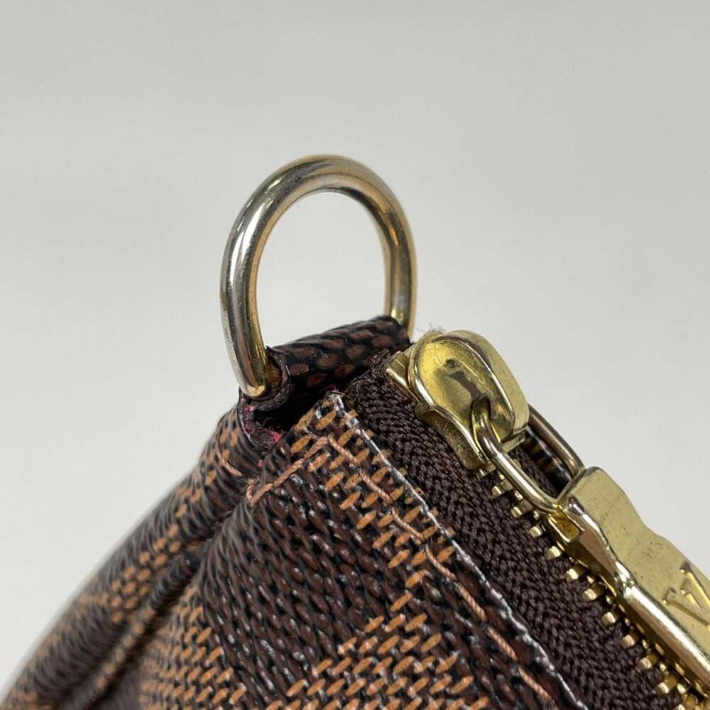 LOUIS VUITTON Brown Damier Pochette Pouch - Picture 4 of 6